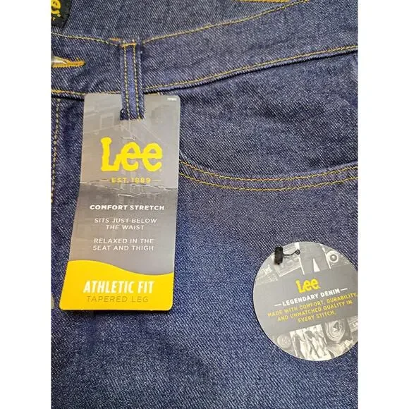 Lee Men's Legendary Denim Jeans - Classic 5-Pocket Design - Picture 8 of 8